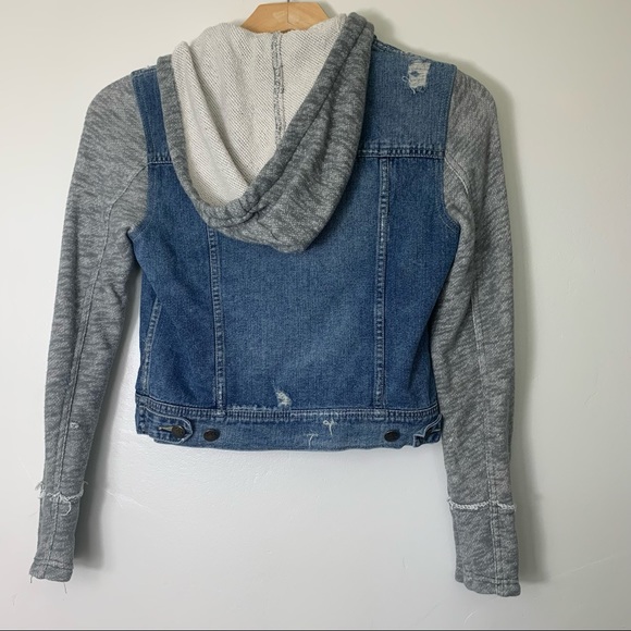 Free people hooded denim jacket - Picture 3 of 8